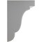 Ekena Millwork 5 1/4"W x 5"D x 7 1/2"H Bedford Wood Vintage Decor Bracket, Pebble Grey BKTWD05X05X08BEPG - alternate 3